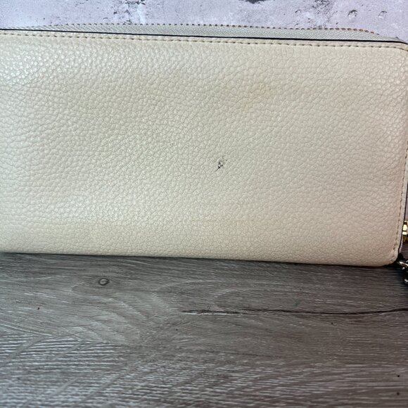 COACH Round Zip Wallet Leather F76517  Accordion Zip Around Wallet - Picture 3 of 9